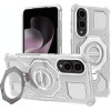 Techsuit - Carbon Shield Pro - Samsung Galaxy S25 Edge - White Transparent