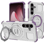 Techsuit - Carbon Shield Pro - Samsung Galaxy S25 Plus - Purple Transparent