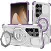 Techsuit - Carbon Shield Pro - Samsung Galaxy S25 Ultra - Purple Transparent