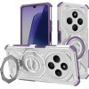 Techsuit - Carbon Shield Pro - Xiaomi Redmi 14C / Poco C75 - Purple Transparent
