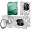 Techsuit - Carbon Shield Pro - Xiaomi Redmi Note 14 Pro 5G / Poco X7 - White Transparent