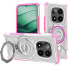 Techsuit - Carbon Shield Pro - Xiaomi Redmi Note 14 Pro+ 5G - Pink Transparent
