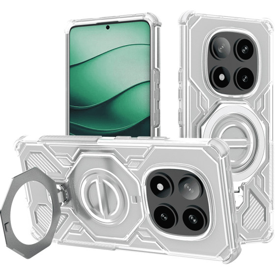 Techsuit - Carbon Shield Pro - Xiaomi Redmi Note 14 Pro+ 5G - White Transparent