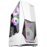 Armaggeddon ATX/Matx Pc Casing With 3xArgb Fans White - (TRITRON1-W)