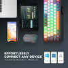 Armaggeddon Dual Mode Gaming Combo Keyboard And Mouse MM-852R Duo Stealth Grey Orange - (MM-852R-GO)