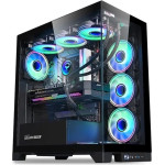 Armaggeddon E-Atx Rgb Transparent Fish Tank Gaming Case Aquaron Xtreme Black - (AQUARON-XTREME-B)