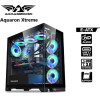Armaggeddon E-Atx Rgb Transparent Fish Tank Gaming Case Aquaron Xtreme Black - (AQUARON-XTREME-B)