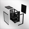 Armaggeddon Full Atx Transparent Fish Tank Gaming Case Aquaron Pro Black - (AQUARON-PRO-B)