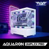 Armaggeddon Rgb M-Atx Dual Chamber Gaming Case Aquaron Duplex Pro White - (AQUARON-DUPLEX-PRO-W)