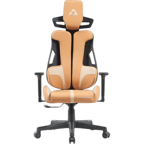 Armaggeddon Vegan Leather Ergonomic Back Gaming Chair Exo Iii Honey Bourbon - (EXO-III-HB)