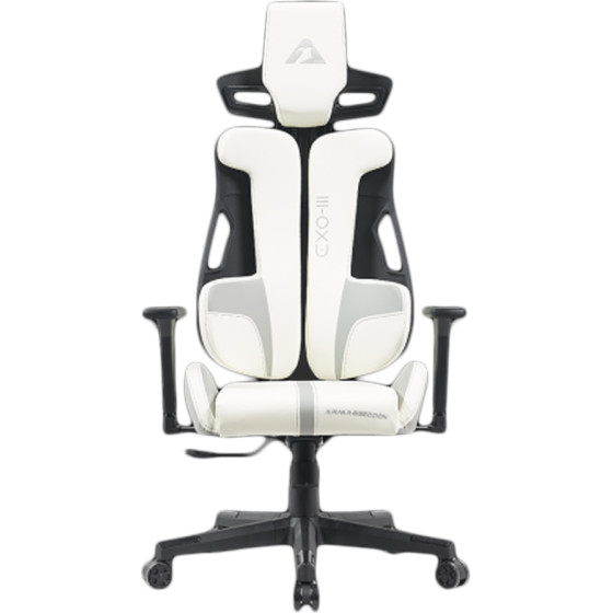 Armaggeddon Vegan Leather Ergonomic Back Gaming Chair Exo Iii Salt Flat - (EXO-III-SF)