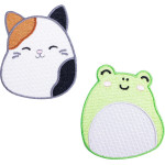 Fizz Squishmallows - Cam & Wendy Iron On Patches Cdu (350123)