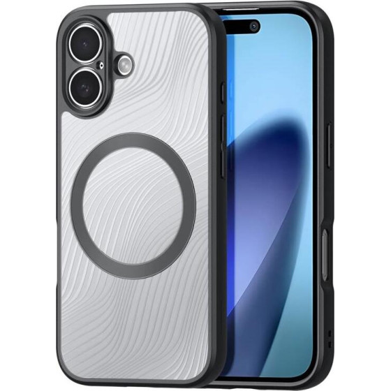 Dux Ducis Aimo Mag Case With Magnetic Ring And Stand For Iphone 17 - Black - (Iphone 17 Aimo (With Mag Stand))