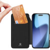 Dux Ducis Skin Pro Case For Iphone 17 Air With Flip And Card Slot - Black - (Iphone 17 Air Skin PRO)