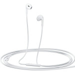 QCY LH1 White - Wired Semi-Ear Earphones w. Mic Ios Android Type-C 1,15m Cable 20-20KHz - (QCY-LH1)