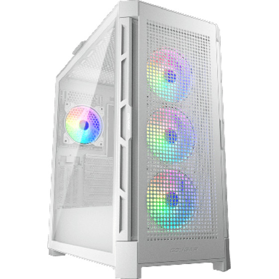 Cougar Airface Pro Rgb Gaming Midi Tower White - (AIRFACEPRORGB)