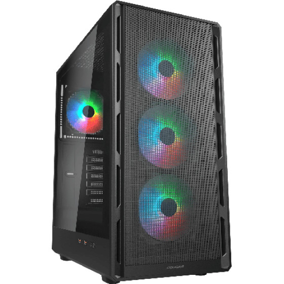 Cougar Airface Pure Rgb Gaming Midi Black - (AIRFACEPURERGB)