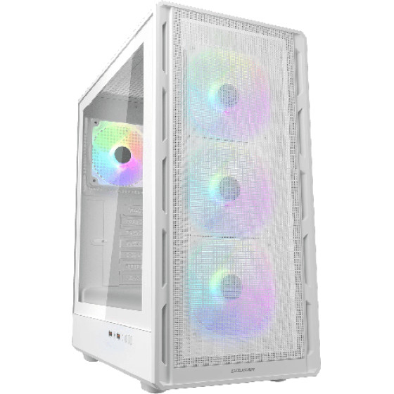 Cougar Airface Pure Rgb Gaming Midi White - (AIRFACEPURERGB)
