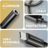 Axagon ADA-Hc USB-C - 3.5MM (F) CONNECTOR, HI-Res DAC, Audio Adapter 32BIt 384KHZ