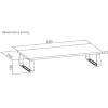 Powertech ����������� ���� ������/Laptop 13-32'', ��� 20kg, ����� - (PT-1444)