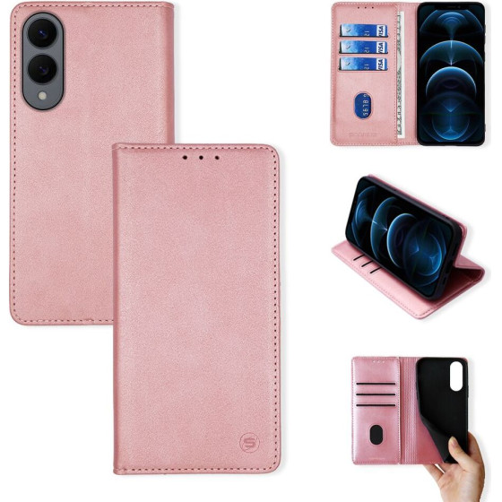 Sonique ���� ��������� Vintage Magnet Wallet Samsung Galaxy S25 Edge ��� �����