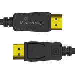 MediaRange DisplayPort� Cable, Ver. 2.1, 40 Gbps, 4k@120Hz, 8k@60Hz, True Color 24 Bit, Deep Color 30 Bit, HDR, Hdcp 2.2, 2.0m, Black - (MRCS248)