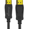 MediaRange DisplayPort� Cable, Ver. 2.1, 40 Gbps, 4k@120Hz, 8k@60Hz, True Color 24 Bit, Deep Color 30 Bit, HDR, Hdcp 2.2, 2.0m, Black - (MRCS248)
