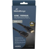 MediaRange HDMI� Premium High Speed Ethernet Extension Cable, 18 Gbps, Ver. 2.0, 4k@60Hz, HDR, 3D, ARC, 2.0m, Black - (MRCS256)