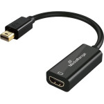 MediaRange Mini DisplayPort� To HDMI� Converter, 10 Gbps, 20cm, Black - (MRCS236)