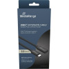 MediaRange Usb Type-C(R) Extension Cable, Plug To Socket, Usb 3.2 Gen 1x1 5 Gbps, USB-C Power Delivery Enabled 60W max., 2.0m, Black - (MRCS245)