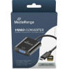 MediaRange Usb Type-C(R) To Vga Video Converter, 20cm, Black - (MRCS229)