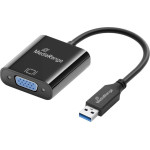 MediaRange USB-A 3.0 To Vga (HD15) Video Converter, 20cm, Black - (MRCS230)