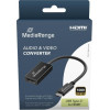 MediaRange USB-C To HDMI� Audio And Video Converter, 20cm, Black - (MRCS234)