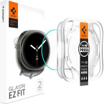Spigen GLAS.Tr Ez Fit 2-Pack - Tempered Glass For Samsung Galaxy Watch 8 40 Mm (2 pcs) - (AGL09876)