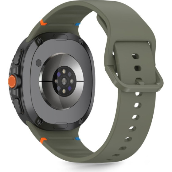 Tech-Protect Replacment Band Silicone For Samsung Watch 8 / Classic (40/44/46 mm) Army Green - (TPRSBW8AG)