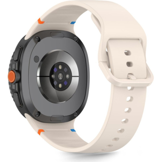 Tech-Protect Replacment Band Silicone For Samsung Watch 8 / Classic (40/44/46 mm) Starlight - (TPRSBW8S)