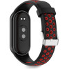 Tech-Protect Replacment Iconband Air For Xiaomi Smart Band 8 / 9 / 10 / Nfc Black Red - (TPRBIAXBA8BR)