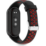 Tech-Protect Replacment Iconband Air For Xiaomi Smart Band 8 / 9 / 10 / Nfc Black Red - (TPRBIAXBA8BR)