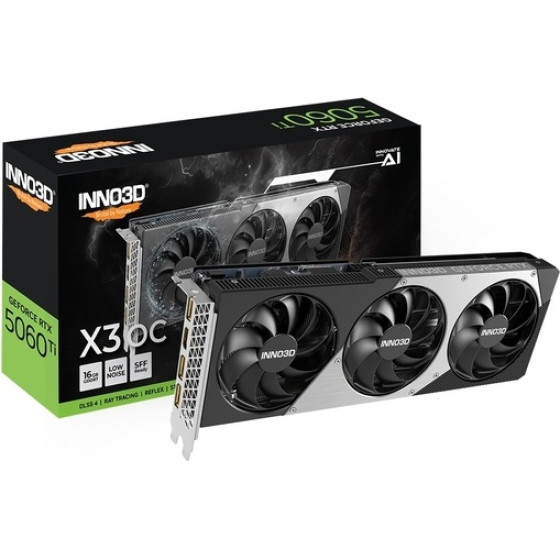 Inno3D Geforce Rtx 5060 Ti 16GB GDDR6 - Twin X3 Oc - (N506T3-16D7X-191073L)