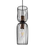 GloboStar Lavera 201-0024 Vintage �������� ��������� ������ �� ����� 1 x E27 Ac 220-240V IP20 - ����� & ����� - �14 x �14 x �44cm - (201-0124)