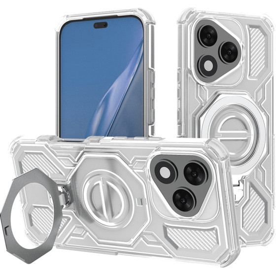 Techsuit - Carbon Shield Pro - Honor 400 Lite - White Transparent