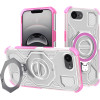 Techsuit - Carbon Shield Pro - Iphone 16e - Pink Transparent