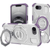 Techsuit - Carbon Shield Pro - Iphone 16e - Purple Transparent