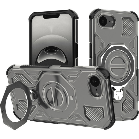 Techsuit - Carbon Shield Pro - Iphone 16e - Smoke Black