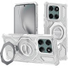 Techsuit - Carbon Shield Pro - Motorola Edge 60 Pro - White Transparent