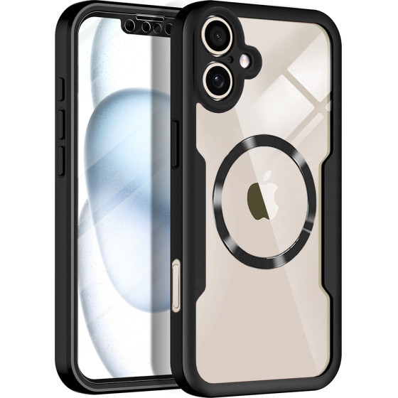 Techsuit - Colorverse 360 Magsafe Series + Screen Protector - Iphone 17 - Black