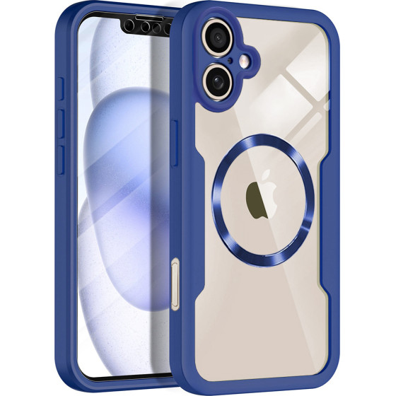 Techsuit - Colorverse 360 Magsafe Series + Screen Protector - Iphone 17 - Blue