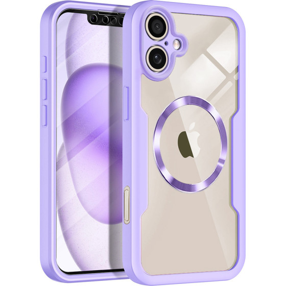 Techsuit - Colorverse 360 Magsafe Series + Screen Protector - Iphone 17 - Purple