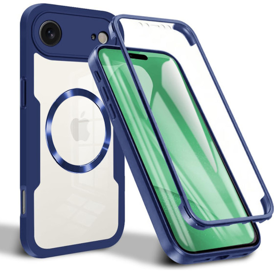 Techsuit - Colorverse 360 Magsafe Series + Screen Protector - Iphone 17 Air - Blue