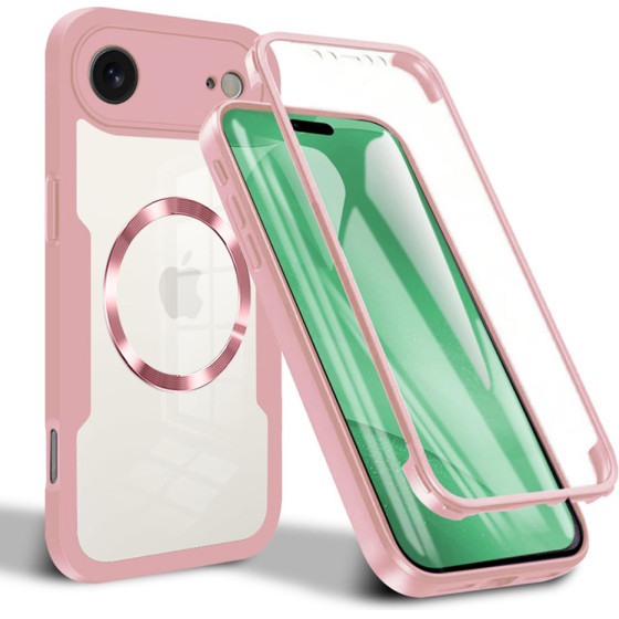 Techsuit - Colorverse 360 Magsafe Series + Screen Protector - Iphone 17 Air - Pink